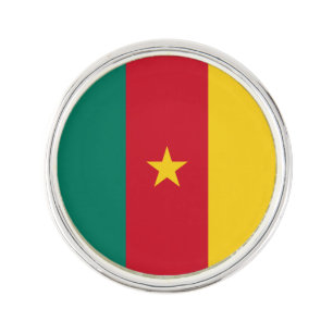 Patriotic Cameroon Flag Lapel Pin