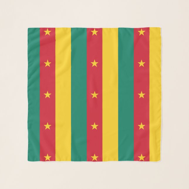 Patriotic Cameroon Flag Scarf (Front)
