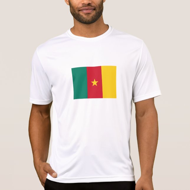Patriotic Cameroon Flag T-Shirt (Front)