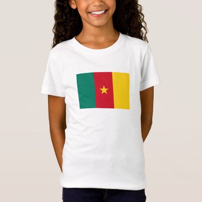 Patriotic Cameroon Flag T-Shirt (Front)