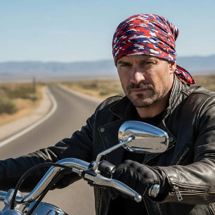 Patriotic camo bandana