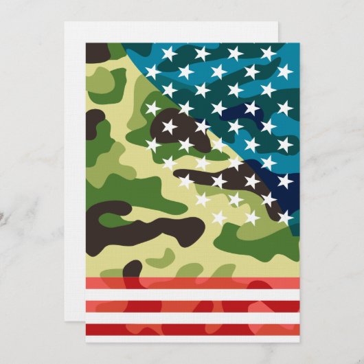 Patriotic camouflage pattern (Front/Back)