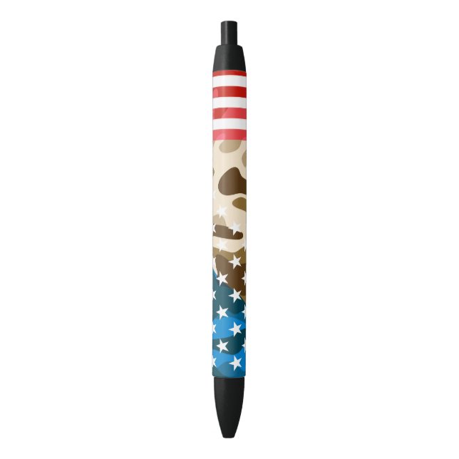 Patriotic camouflage pattern pen (Front Vertical)