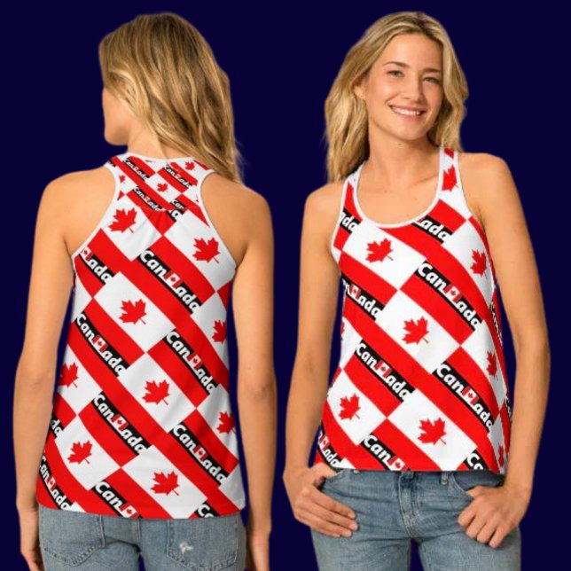  Patriotic Canada Flag   Tank Top (Creator Uploaded)