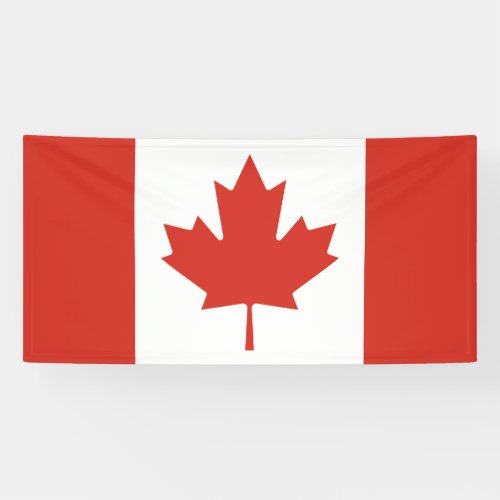 Patriotic Canadian Flag Banner