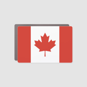 Patriotic Canadian Flag Car Magnet