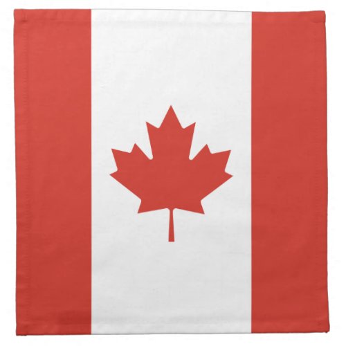 Patriotic Canadian Flag Cloth Napkin