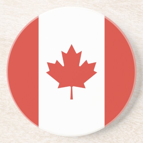 Patriotic Canadian Flag Coaster