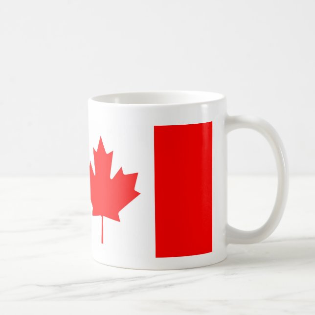 Patriotic Canadian flag Coffee Mug (Right)