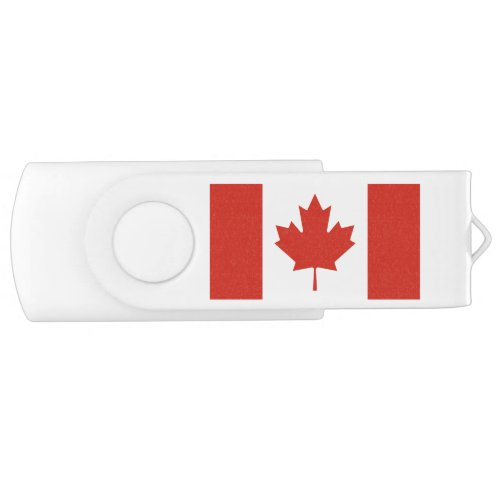 Patriotic Canadian Flag Flash Drive