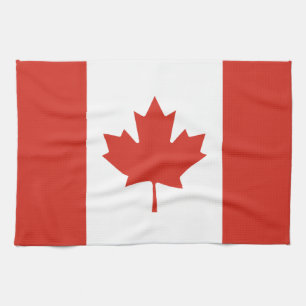 Patriotic Canadian Flag Kitchen Towel