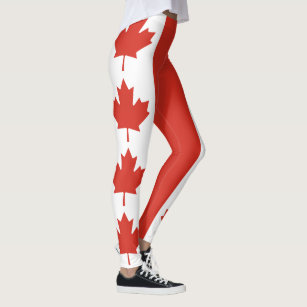 Awesome Canada Canadian Flag Leggings