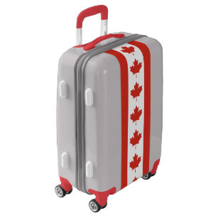 Patriotic Canadian Flag Luggage