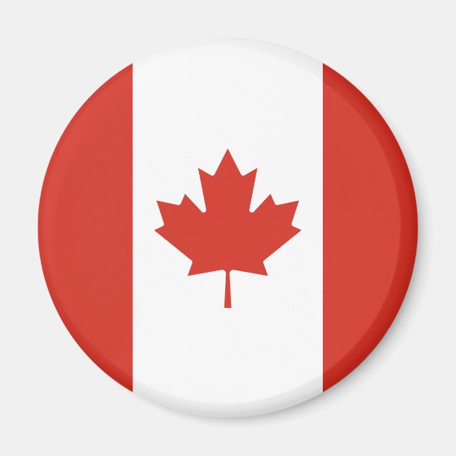 Patriotic Canadian Flag Magnet (Front)