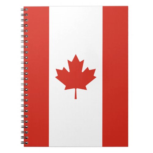 Patriotic Canadian Flag Notebook