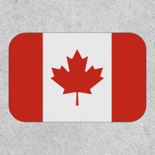 Patriotic Canadian Flag Patch