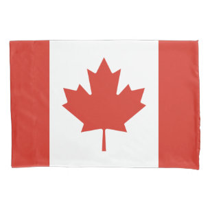 Patriotic Canadian Flag Pillow Case