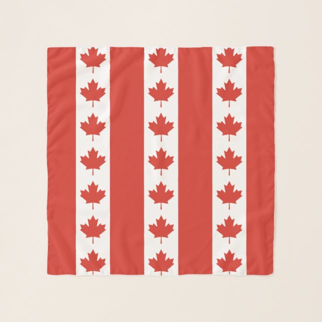 Patriotic Canadian Flag Scarf (Front)