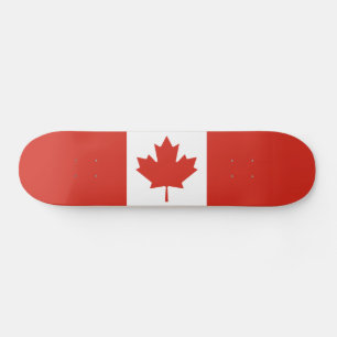 Patriotic Canadian Flag Skateboard