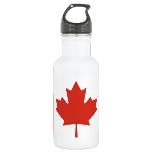 Patriotic Canadian Flag Stainless Steel Water Bottle