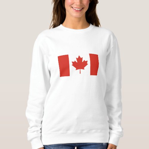 Patriotic Canadian Flag Sweatshirt