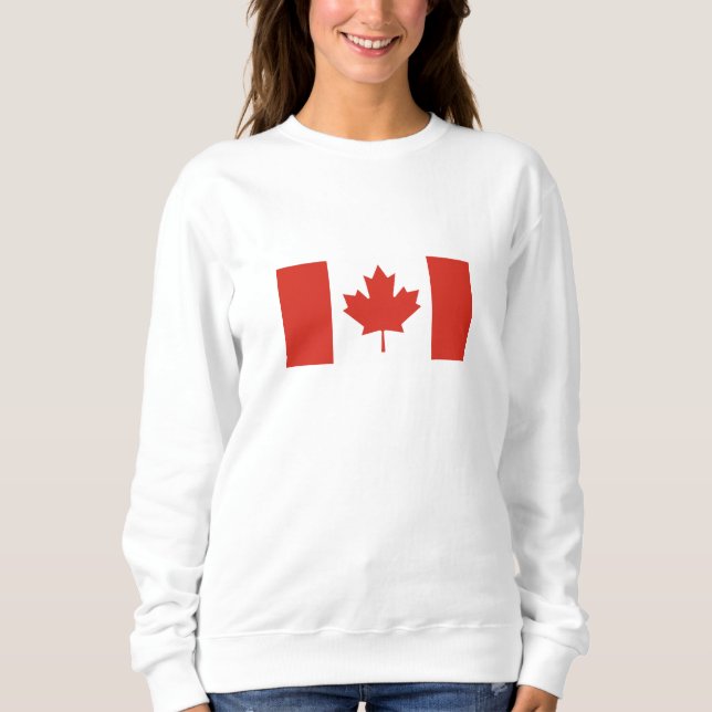 Patriotic Canadian Flag Sweatshirt (Front)