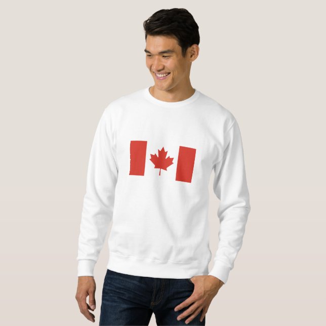 Canadian flag outlet sweatshirt