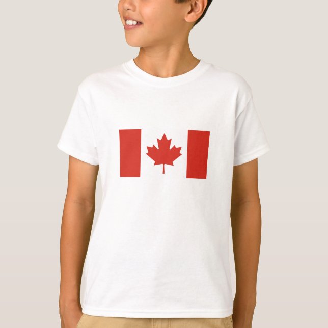 Patriotic Canadian Flag T-Shirt (Front)