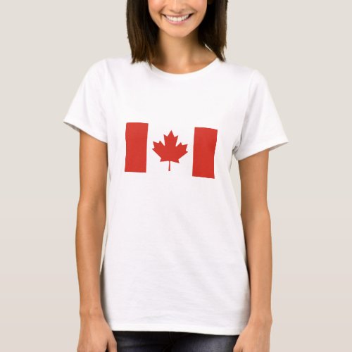 Patriotic Canadian Flag T_Shirt