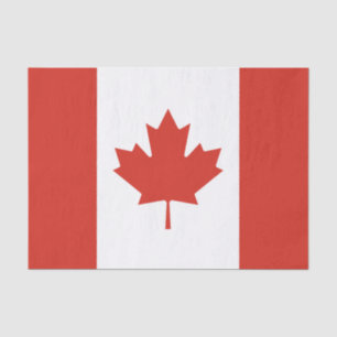 Patriotic Canadian Flag Tissue Paper