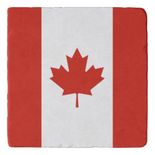 Patriotic Canadian Flag Trivet