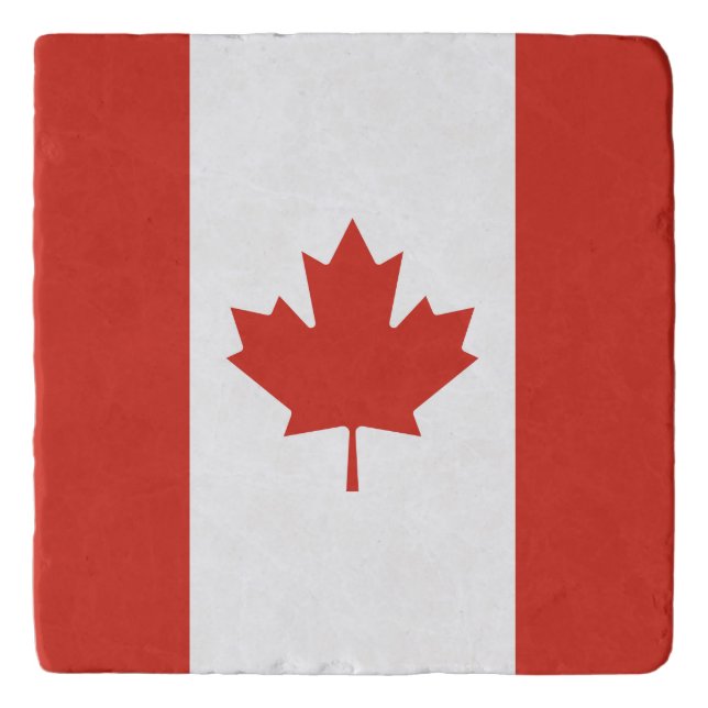 Patriotic Canadian Flag Trivet (Front)