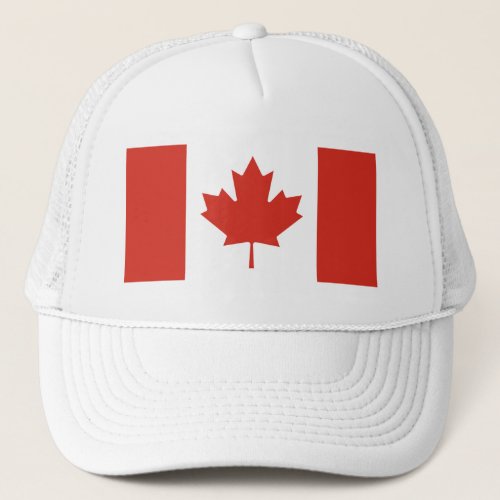 Patriotic Canadian Flag Trucker Hat