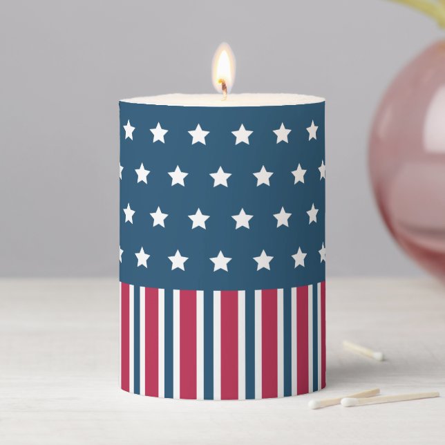 Patriotic Candle (In Situ)