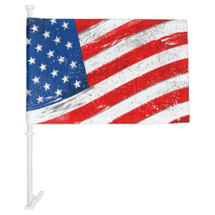 Patriotic Car Flag