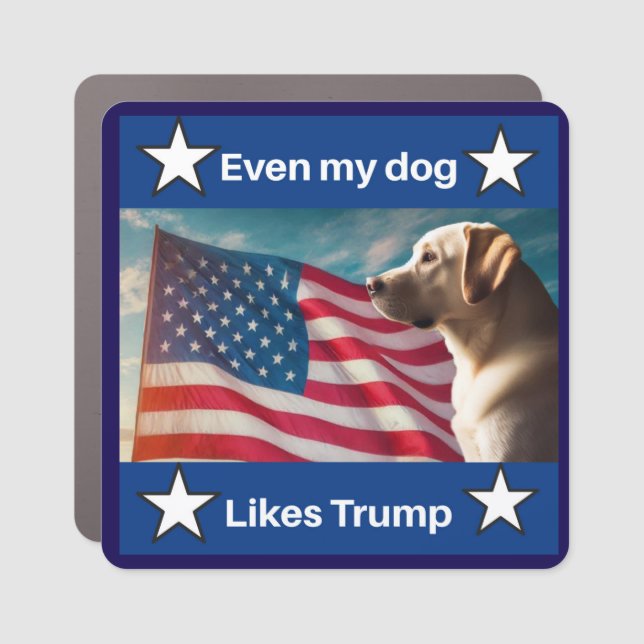  Patriotic Car Magnet (Front)
