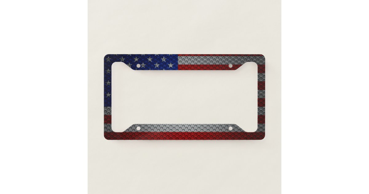 Patriotic License Plate Frames