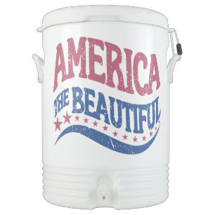 Patriotic Celebrate America Igloo Beverage Cooler