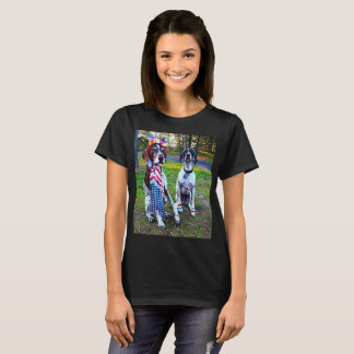 Patriotic Celebration Party Dogs Women's T-Shirt