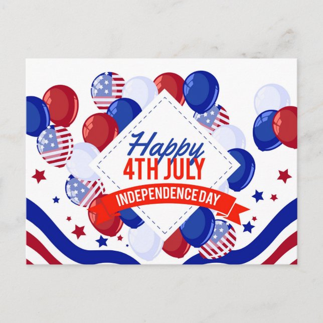 Patriotic Celebration Postcard (Front)