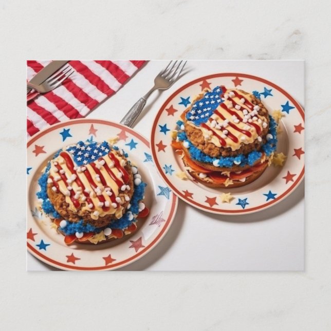 Patriotic Celebration Postcard (Front)
