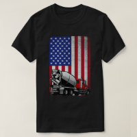 Patriotic Cement Truck Driver Concrete Mixer Ameri