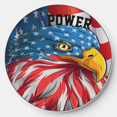 Patriotic CHARGE ME UP WIRELESS CHARGER 