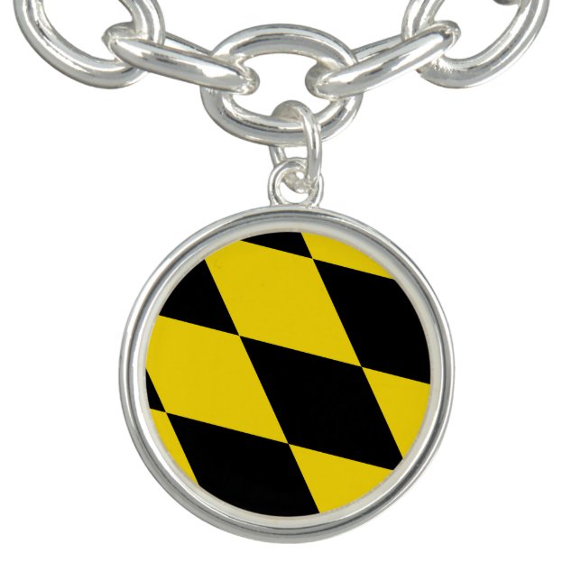 Patriotic charm bracelet with Flag of Munich (Design)