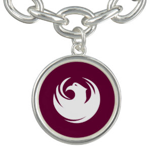 Patriotic charm bracelet with Flag of Phoenix City
