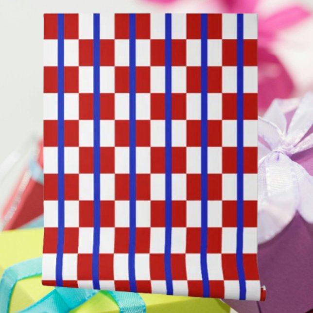 Patriotic Checkerboard Stripe Wallpaper (Creator Uploaded)