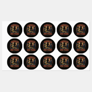Patriotic Chess 250 Labels