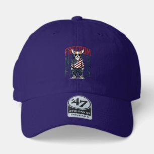 Patriotic Chihuahua Freedom Vintage Dog Shirt Desi 47 Brand Hat