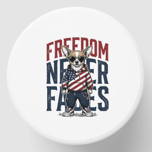 Patriotic Chihuahua Freedom Vintage Dog Shirt Desi Mini Candle Favors