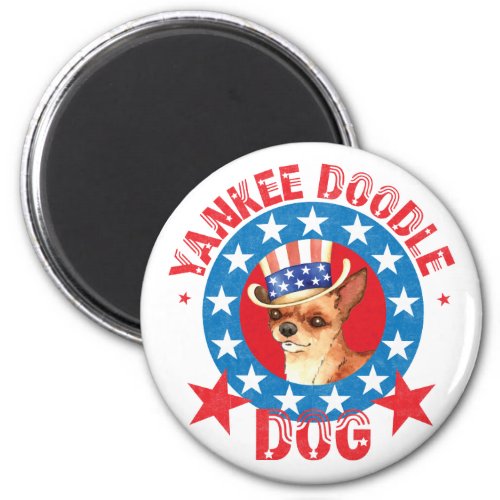 Patriotic Chihuahua Magnet